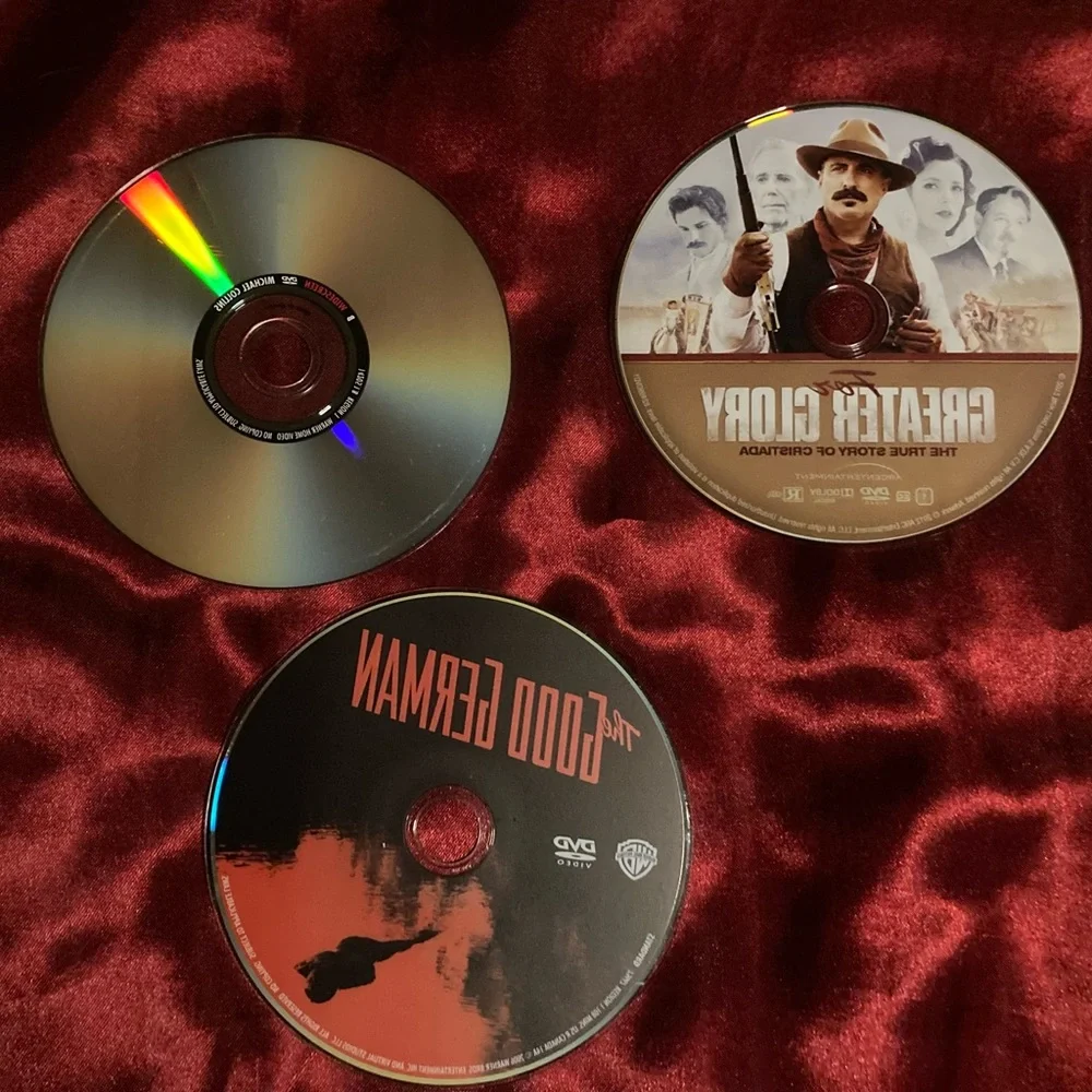 Lot of 3 DVDs: For Greater Glory, Michael Collins, and The Good German